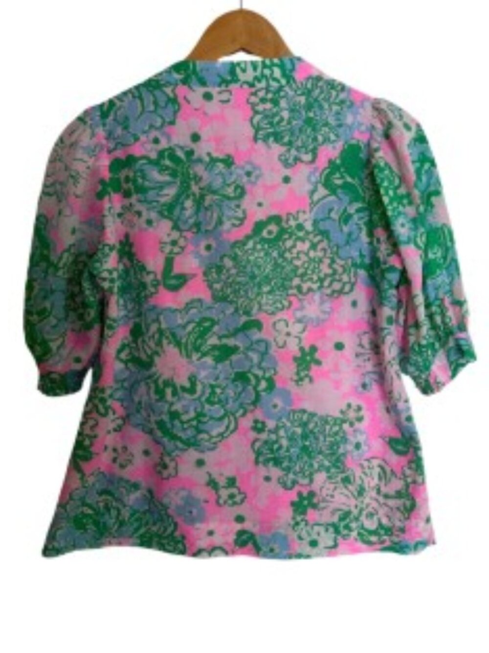 Lilly Pulitzer Plumes in Bloom Brinelle Top XSmall - Picture 3 of 4